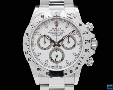 best white dial rolex|Rolex daytona 116520 white dial.